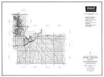 Geary County, Junction City, Fort Riley, Grandview Plaza, Milford, Marshall Air Field, Kansas Falls, Kansas State Atlas 1958 County Highway Maps